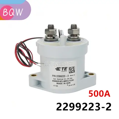 TE TE 2299223 -2 EVC500 500A 12V-24VDC Nova Energia Contator de Veículo Elétrico Relé DC de Alta Tensão Original Autêntico
