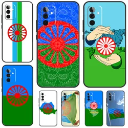 Gypsy Romani Roma Flag Case For Samsung Galaxy A52 A32 A22 A12 A14 A24 A34 A54 A53 A33 A13 A15 A25 A51 A71 Cover