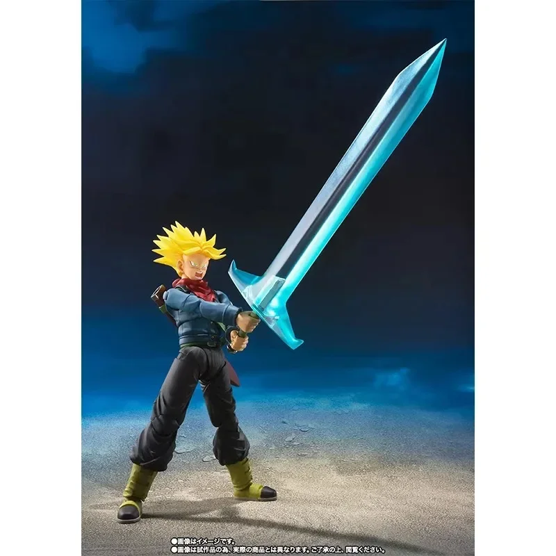 В наличии BANDAI S.H.Figuarts Original Dragon Ball Super Future Trunks ПВХ Аниме Фигурки Модель Игрушки Подарки Коллекция