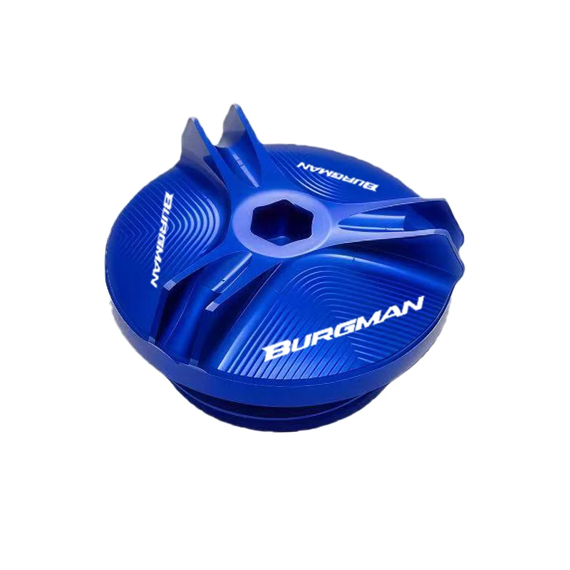 Moto For Suzuki BURGMAN 650 400 125 200 250 AN650 AN400 AN125 AN200 engine oil cap bolts fuel filler cap protection accessories view 6
