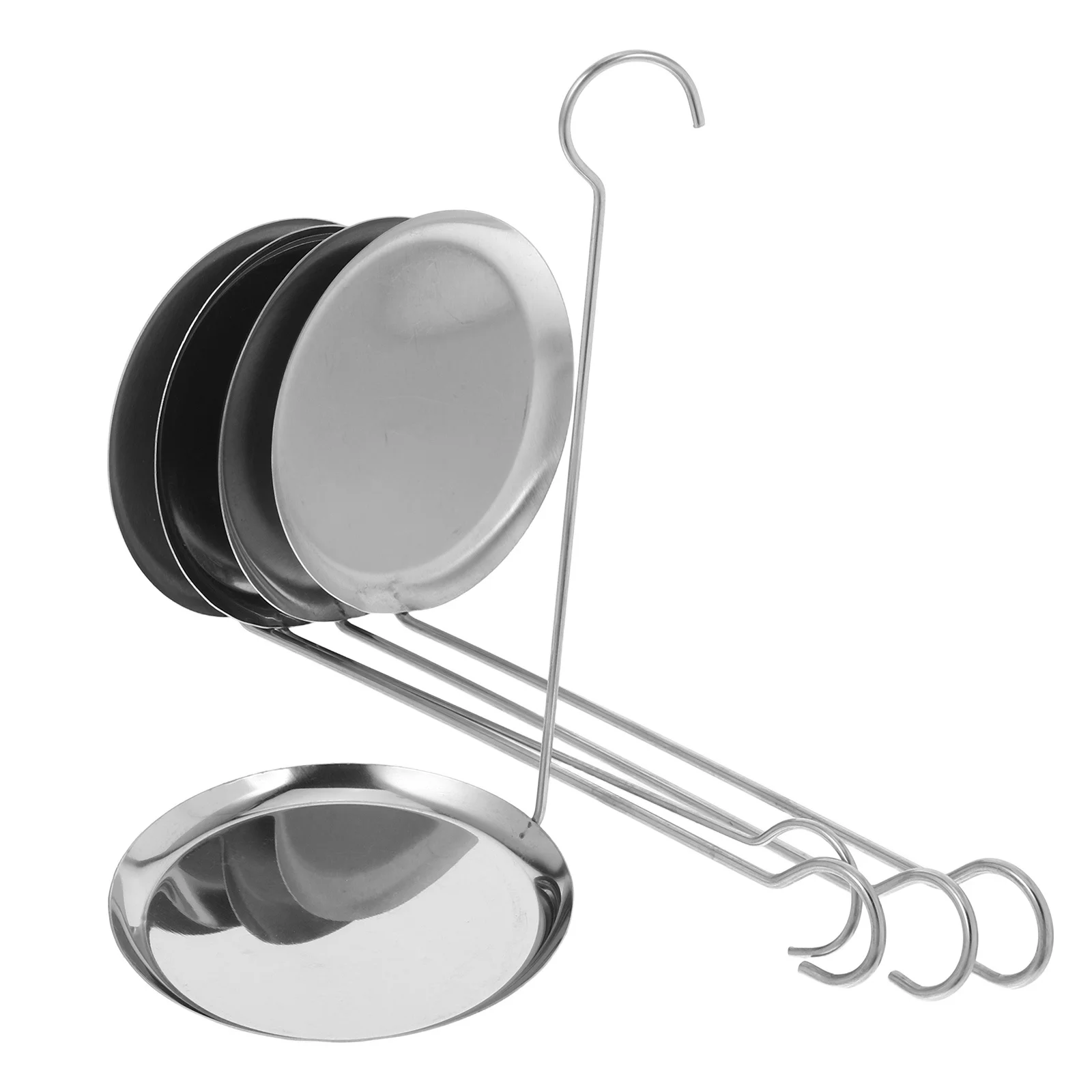

5Pcs Stainless Steel Pancake Maker Pan Nonstick Egg Frying Mold Large Kitchen Cook Mold Frying Snack Utensils