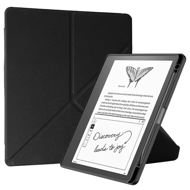 

For Kindle Scribe Cover 10.2 inch 2022 With Pen Slot Auto Sleep/Wake Ultra-thin Magnetic Folding Stand Protective Cover