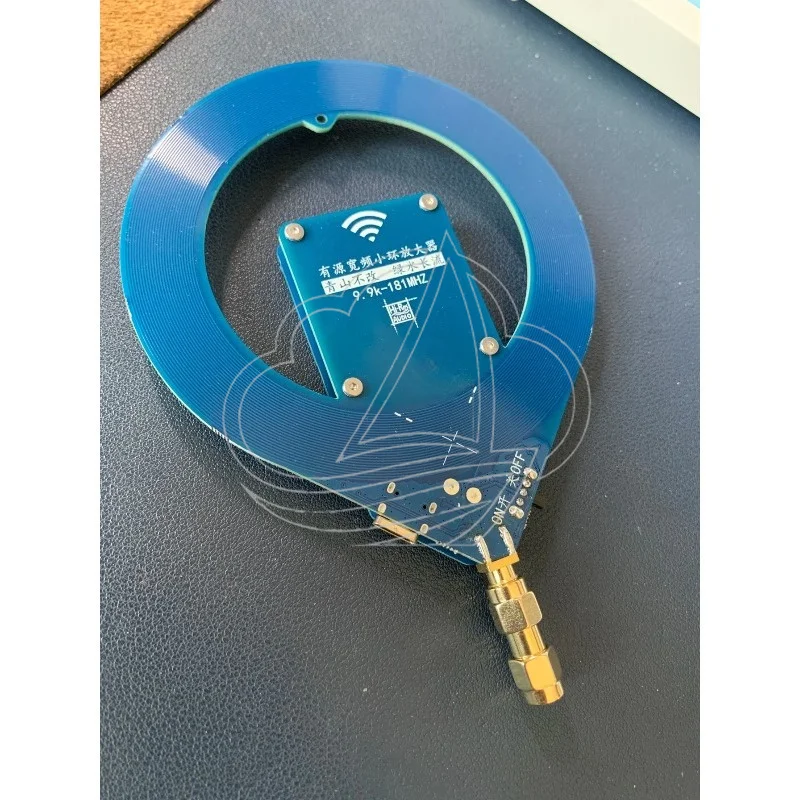High Gain Mini Active Loop Antenna 10kHz-180MHz LW MW SW FM Aviation Portable Radio Receiver Antenna