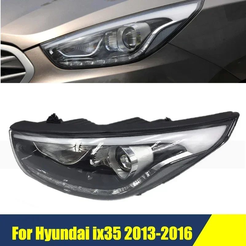 

Front Bumper Headlight For Hyundai ix35 2013-2016 Headlamp Head Light Head Lamp