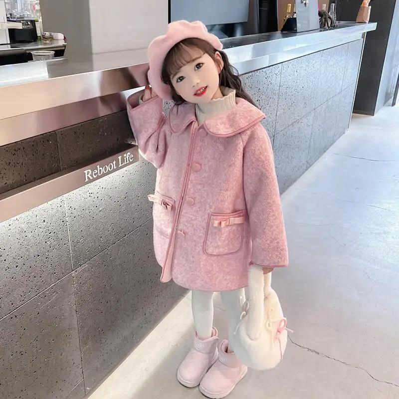 Hot Fashion Children's Clothing Jacket Kawaii Winter Overalls for Newborns Korean New Style Overall Suit Girls Padding Coat Boys