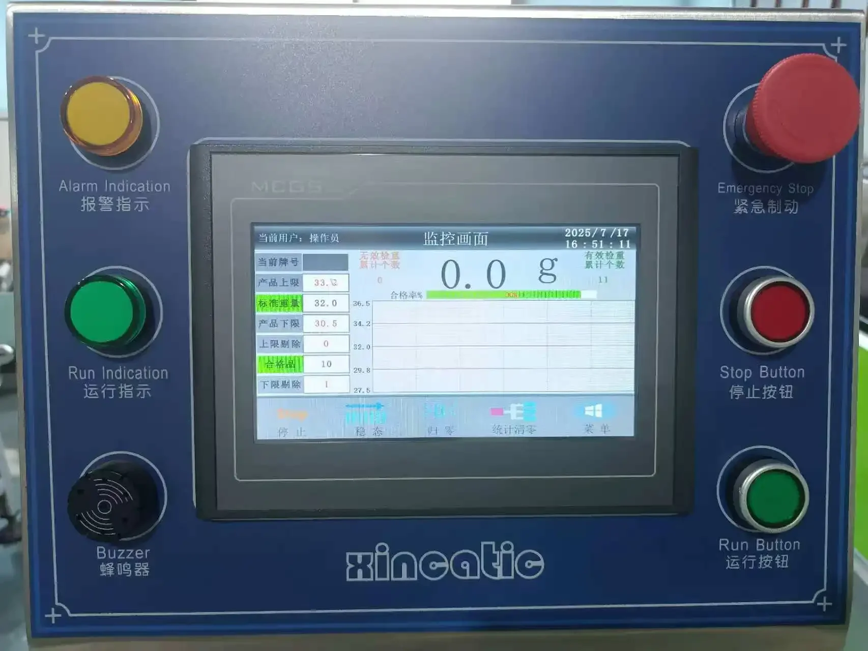 Automatyczna waga kontrolna z ekranem dotykowym - seria High Speed, hit sprzedaży 2025