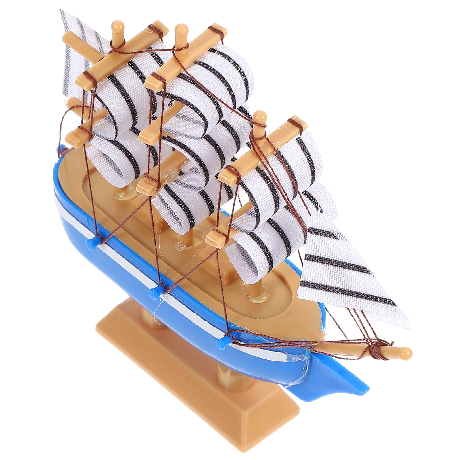 

Mediterranean Style Sailboat Cake Decorations Baking Ornament Nautical Party Wedding Beach Theme Desktop Decoration Graduation