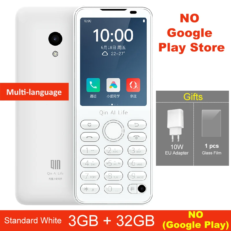 Qin F21 Pro Smart Touch Screen Wifi +2.8 Inch 3GB + 32GB / 4GB