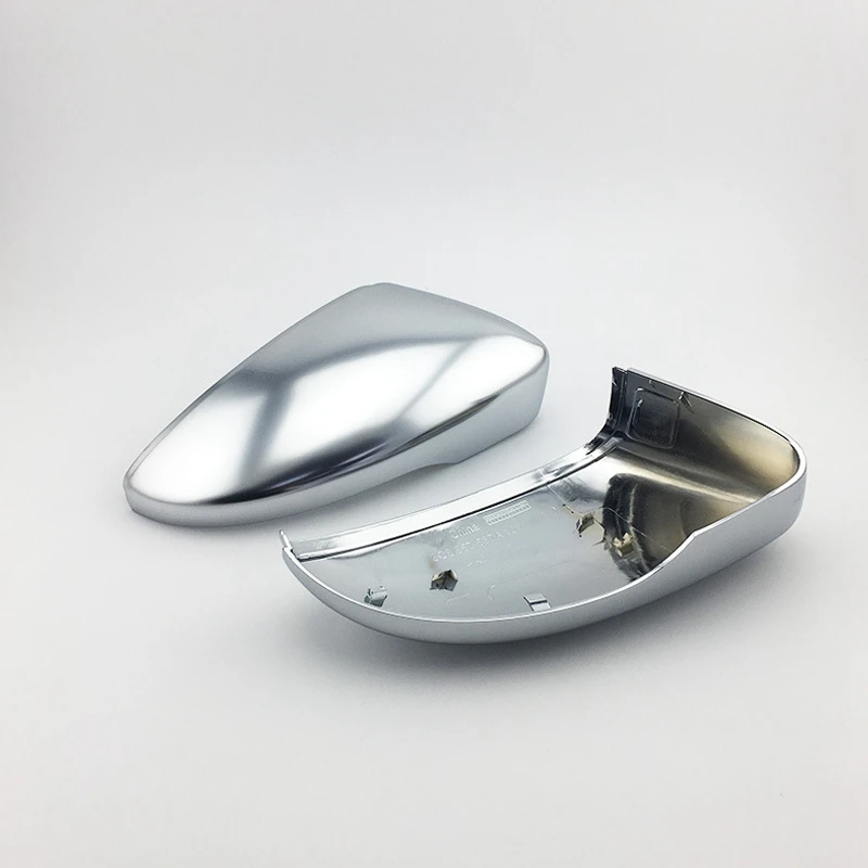 2 Pieces For Golf MK6 R20 Touran Golf GTI-6 Golf 6 R Side Wing Mirror Cover Caps Matte Chrome Rearview Mirror Cover Cap