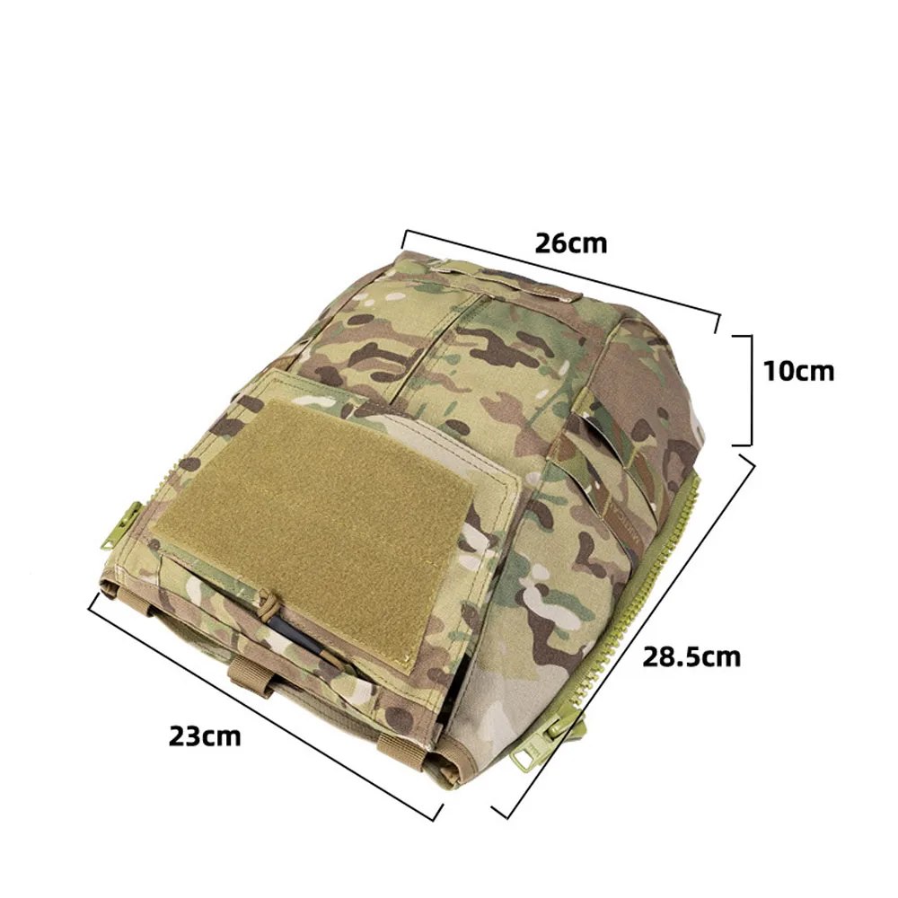 Imagem -03 - Pequeno Tactical Vest Mochila com Zipper Molle Multi Funcional Grande Capacidade Camo Cpc Avs Equipamentos Sub Bolsa Traseiro Jpc2.0