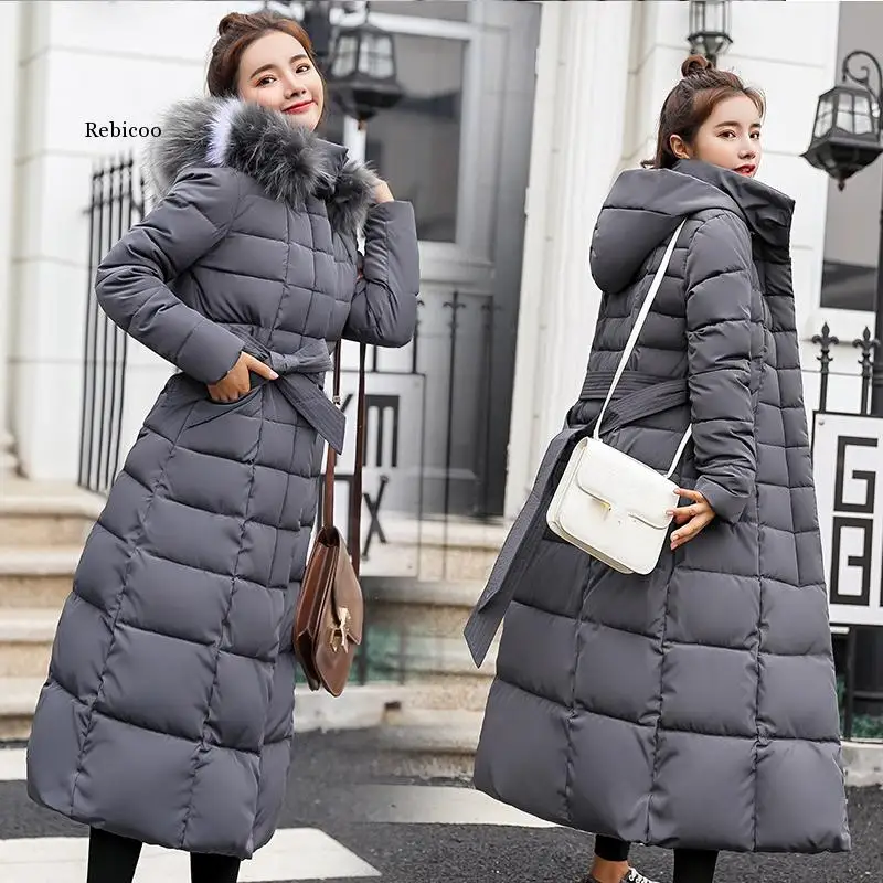 

winter clothes women Fur Parkas Quilted jackets for women 2022 clothes Warm long coat Jacket Clothing hooded Autumn fall clothes