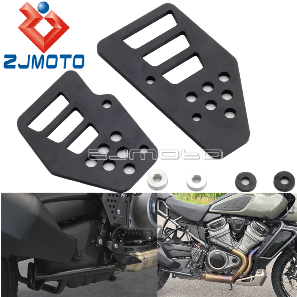 

Motorcycle Accessories Billet Heel Guard Foot Peg Heel Protector Cover Guard For Harley Pan America 1250 PA1250 RA1250 S 2021-up