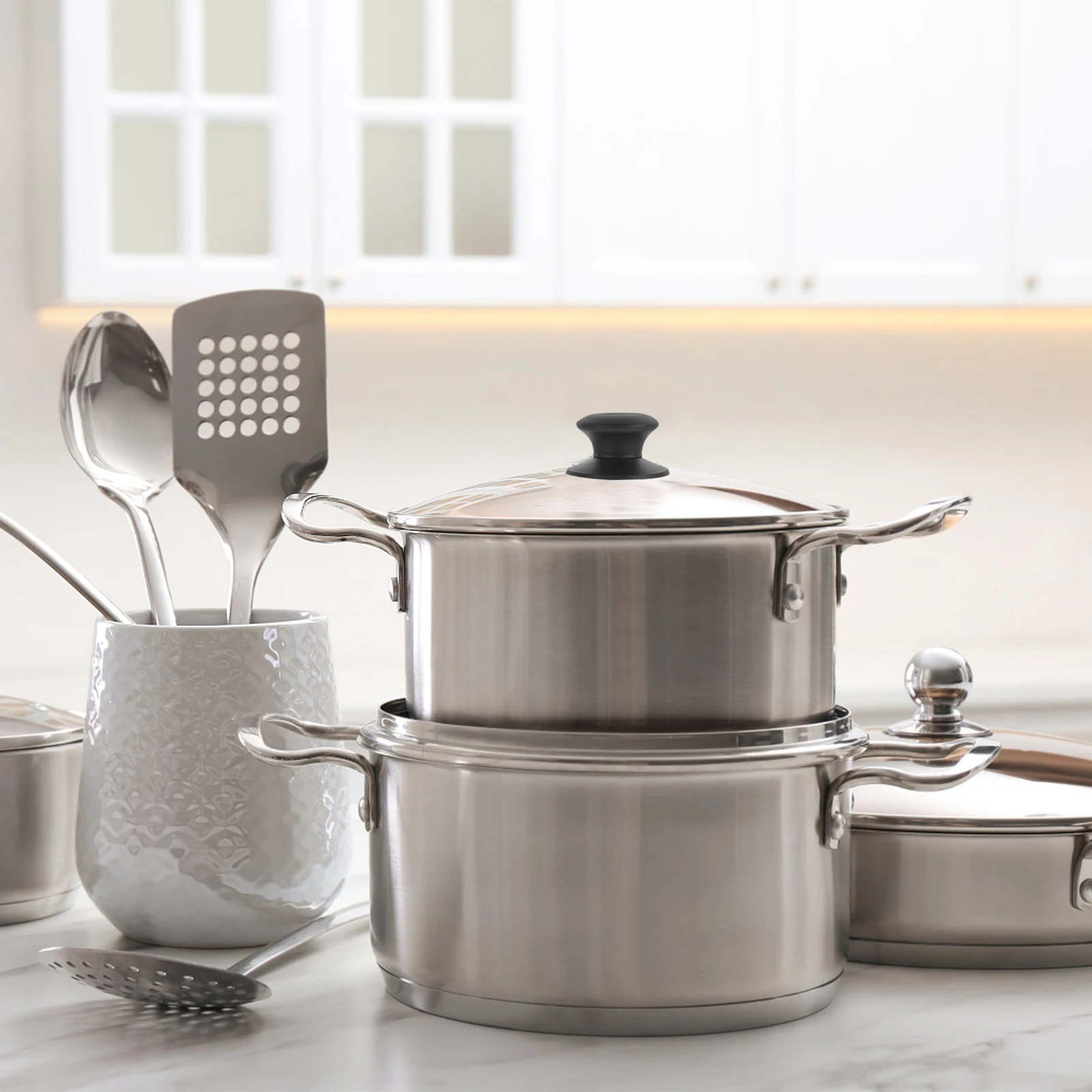 

10Pcs Pot Lid Knobs Heat-Resistant Universal Replacement Handles for Cookware Pan Lid Lifting Handle Pot Cover Knobs Anti-Scald