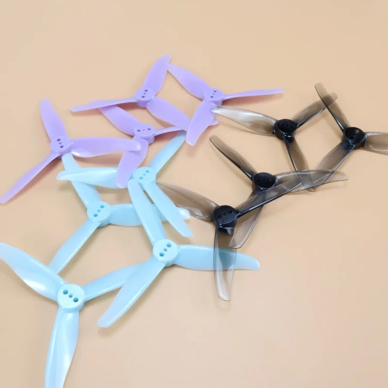 Qy 2 pares/6 pares gemfan 3016 hélice 1.5m buraco 3 polegada 3 lâminas cw ccw fpv hélice mini adereços para 3 polegadas fpv racing drone