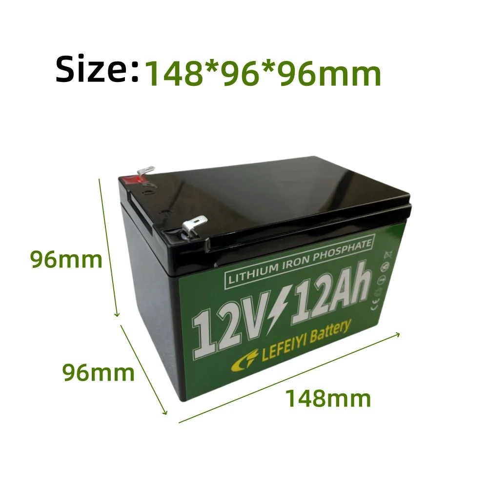 Imagem -03 - Bloco da Bateria de Lítio do Veículo Elétrico do Íon de li 10v- 14.6v 12ah Bms Incorporado Corrente 30a Alta