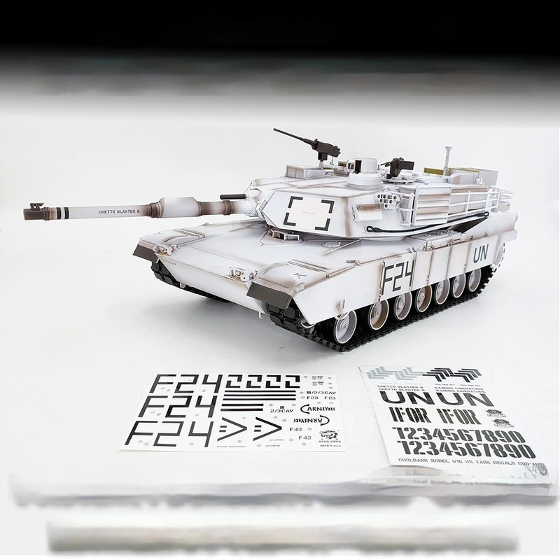 Henglong Kubing Ke1:16 American M1a2 Abrams 2.4ghz Electric Remote Control Tank Model Toy Holiday Birthday Gift