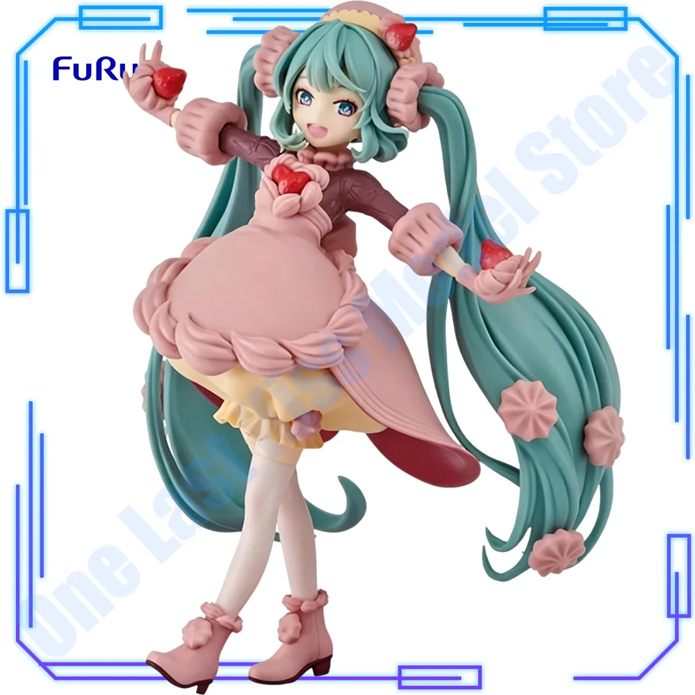 在庫あり-furyu-オリジナル正規品-vocaloid-piapro-キャラクター初音ミク-sweet-sweets-ichigo-no-choco-ショート-17-センチメートルモデル玩具フィギュア