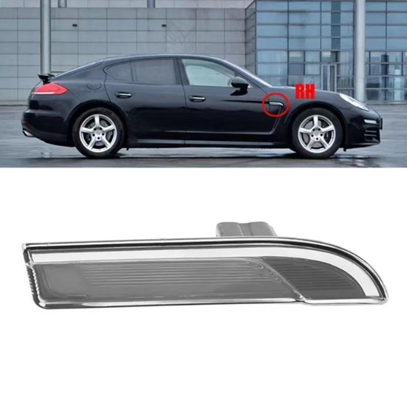 Luz de sinalização dianteira do carro Fender, luz estroboscópica lateral para Porsche Panamera 970 2010-2016