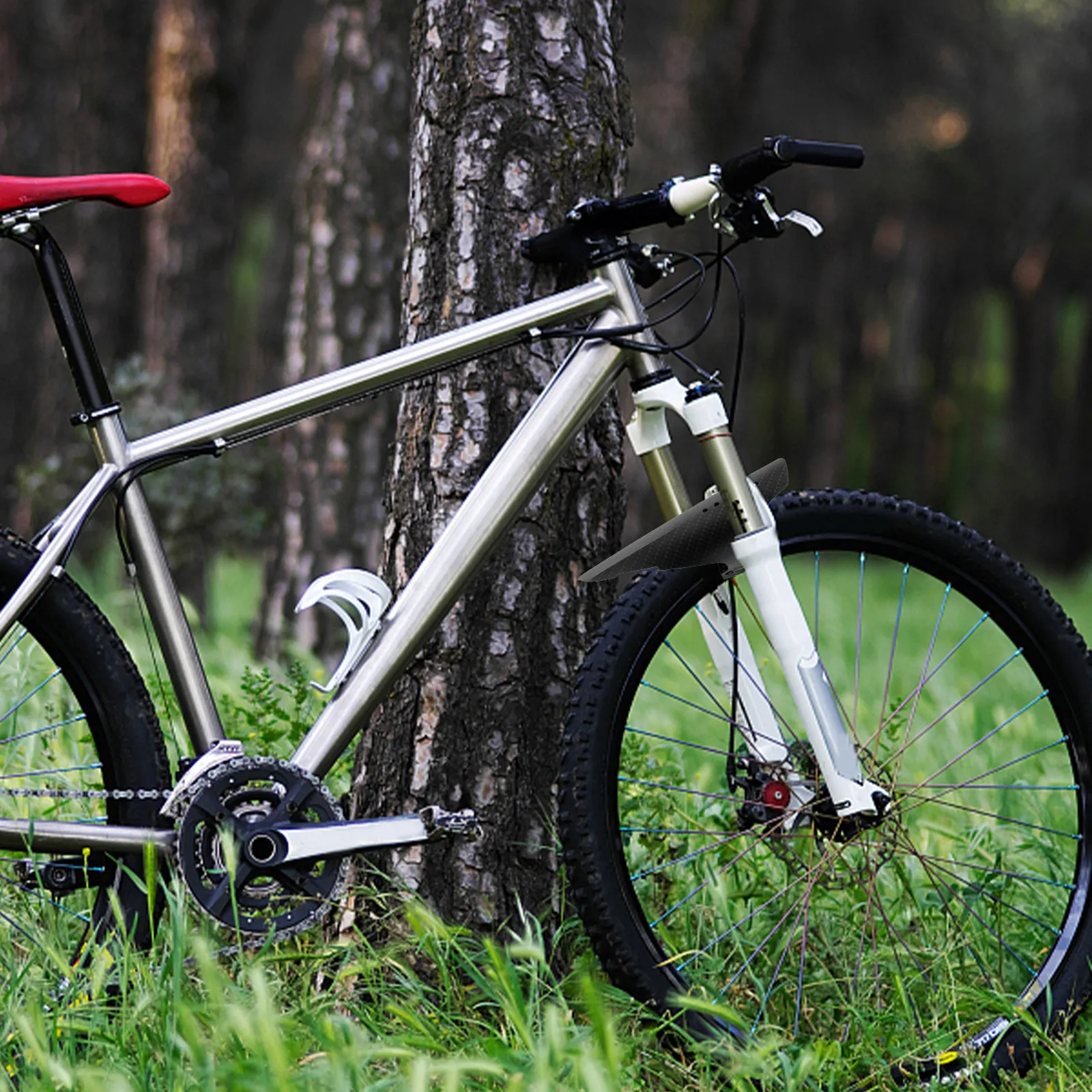 

Adjustable Bicycle Mud Guard Front Protection Plate for Mountain and Road Bikes Tough Weatherproof Mudguard Cycling Essential