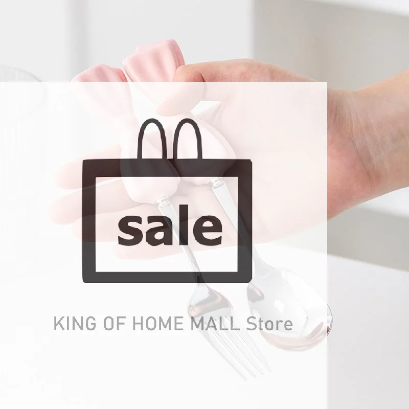 

Tableware Set Portable Cutlery Bow-shaped Stainless Steel Fork Spoon Chopsticks Portable Travel Flatware With Box