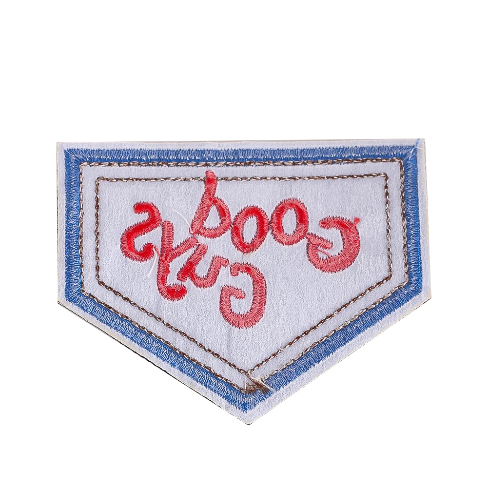 Good Guys bestickter Aufnäher zum Aufbügeln, DIY-Abzeichen, Heißsiegel für Jacke, Jeans, Rucksack, Kleidung, individuelles Dekorationszubehör – Detail 5