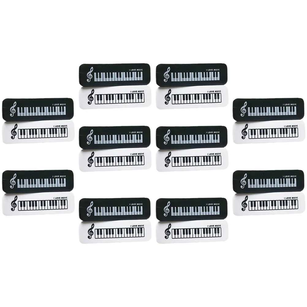 20 Pcs Eraser Students Erasers Mini Classroom Small Musical Instrument Gift Cute Bulk for