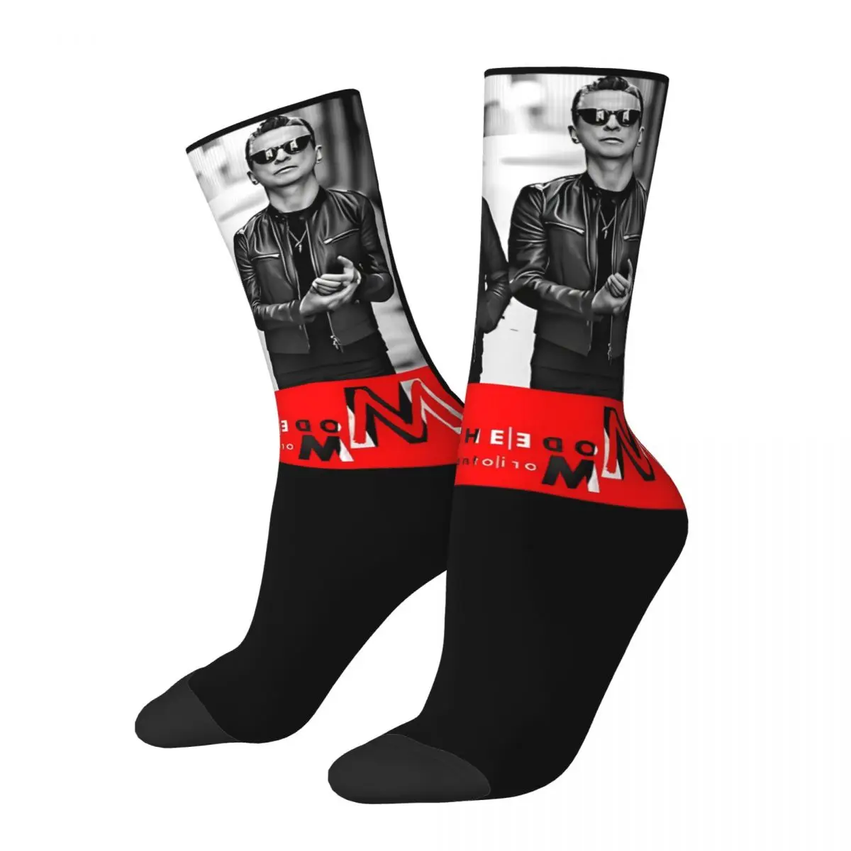 Depeche-Calcetines antideslizantes para hombre, medias informales de alta calidad, para correr