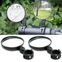 1/2PCS Adjustable Rotate Bicycle Rearview Mirror Wide-Angle Convex Cycling Handlebar Rear View Universal MTB Road Bike Accessori