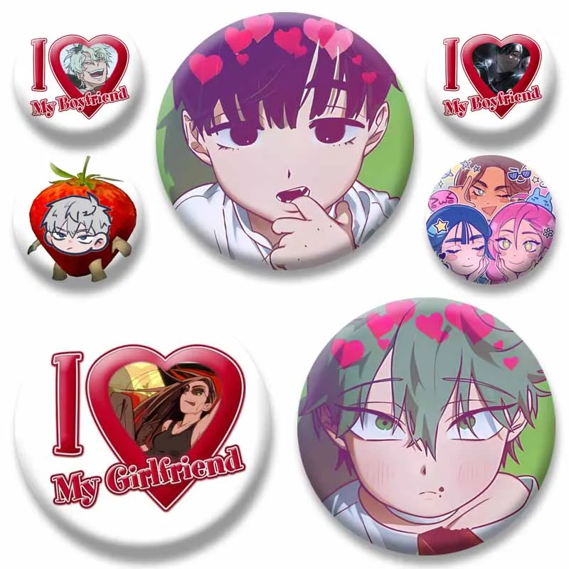 Till Ivan Luka Hyuna Sua MIZI Coin Brooch Clothes Bag Shoes Decor Ornaments Accessories Anime Jewlery Badge Collectible Gifts