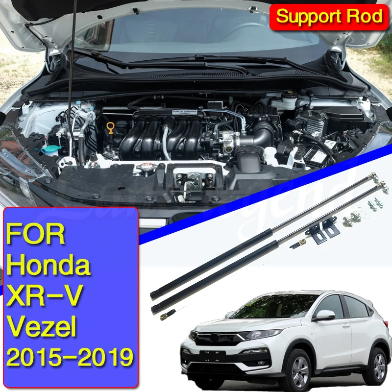 

Car Front Bonnet Hood Modify Gas Struts Lift Support Shock Damper Bars For Honda XR-V Vezel 2015~2019 Absorber Support Spring