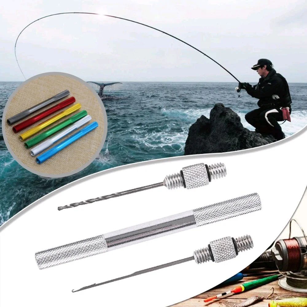 

1set 3-in-1 Fishing Rigging Bait Needle Boilies Drill Pellet Splicing Puller Loading Accessories Kit Fishing Equipment Set