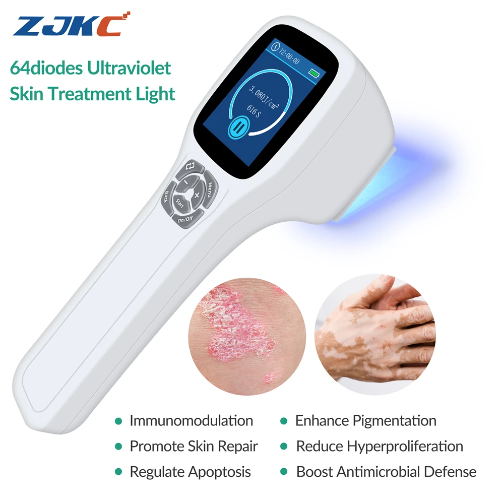 

ZJKC Excimer Phototherapy Device 308nm UVB Light Phototherapy at Home Light Treatment for Allergic Pigmentary Skin Disease