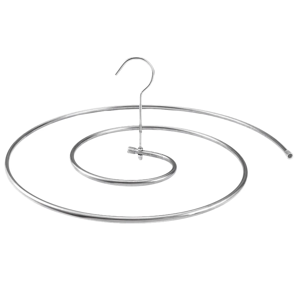 

Balcony Bed Sheets and Quilt Covers Drying Rack Velvet Hangers Laundry Blanket Spiral For Travel