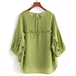 Hot Selling Fashionable Casual Temperament Shirt for Women's Summer New Loose Fitting Slimming Flesh Covering Versatile Top