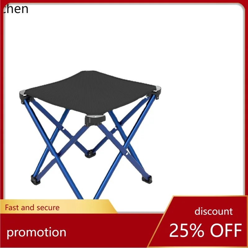 

YFY Outdoor Folding Fishing Chair Lightweight Stool Telescopic Quartet Stool