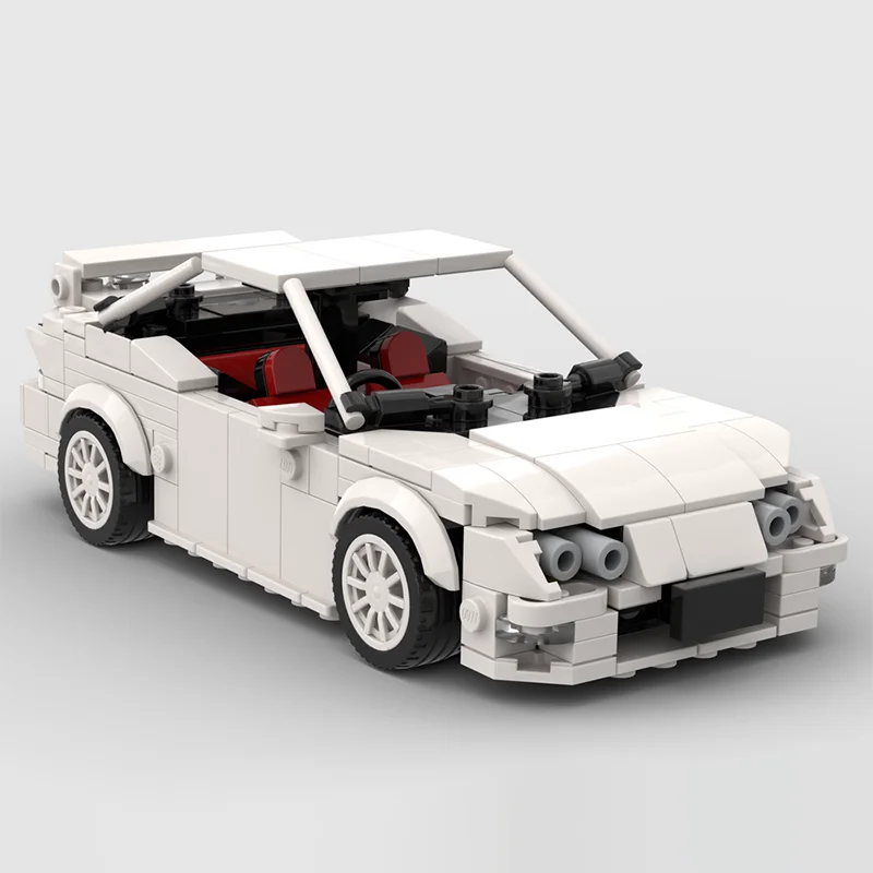 382pcs MOC City Champions Hondaed Integra Type R DC2 Model Building Blocks Architecture Toy Christmas Gifts Collection Education
