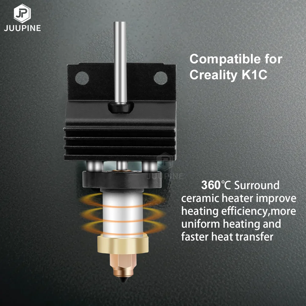 For Creality K1c Accesorios K1c Hotend With Heat Sink K1c Unicorn Nozzle Kit Heater Thermistor For Creality K1C K1 K1 Max Hotend