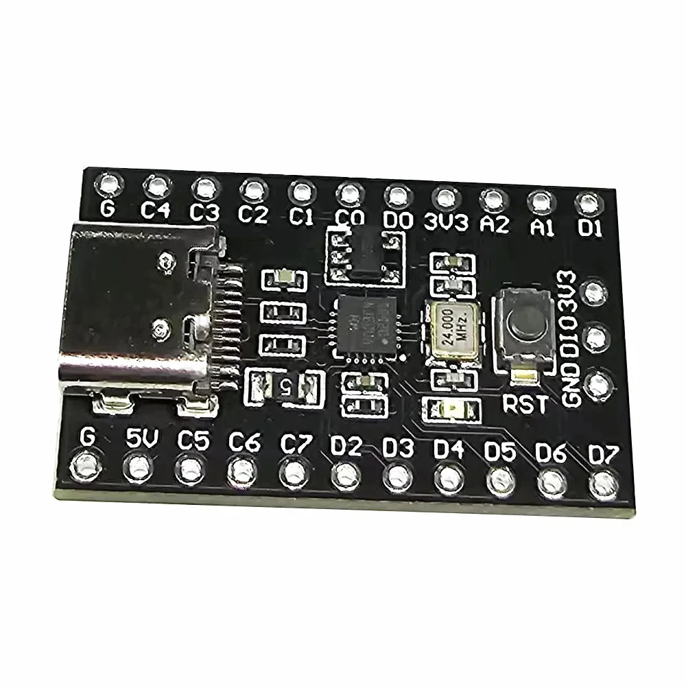 CH32V003 Development Minimum System Board for Nano RISC-V 22Pin CH32V003F4U6 Chip TYPE-C USB