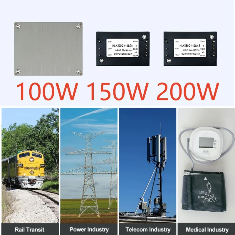 Hi-Link 150Q-24S19A 150W DC-DC Half-brick Converter Module Isolated Stabilized Single Circuit High Efficiency Overvoltage