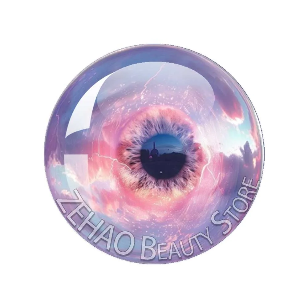 Technology Sensitive Eyes Part6 Round Cabochon 10MM-40MM Handmade Eye Chips Girl Toy Drop Glue Eye Pupil DIY Blyth BJD Doll Gift view 6
