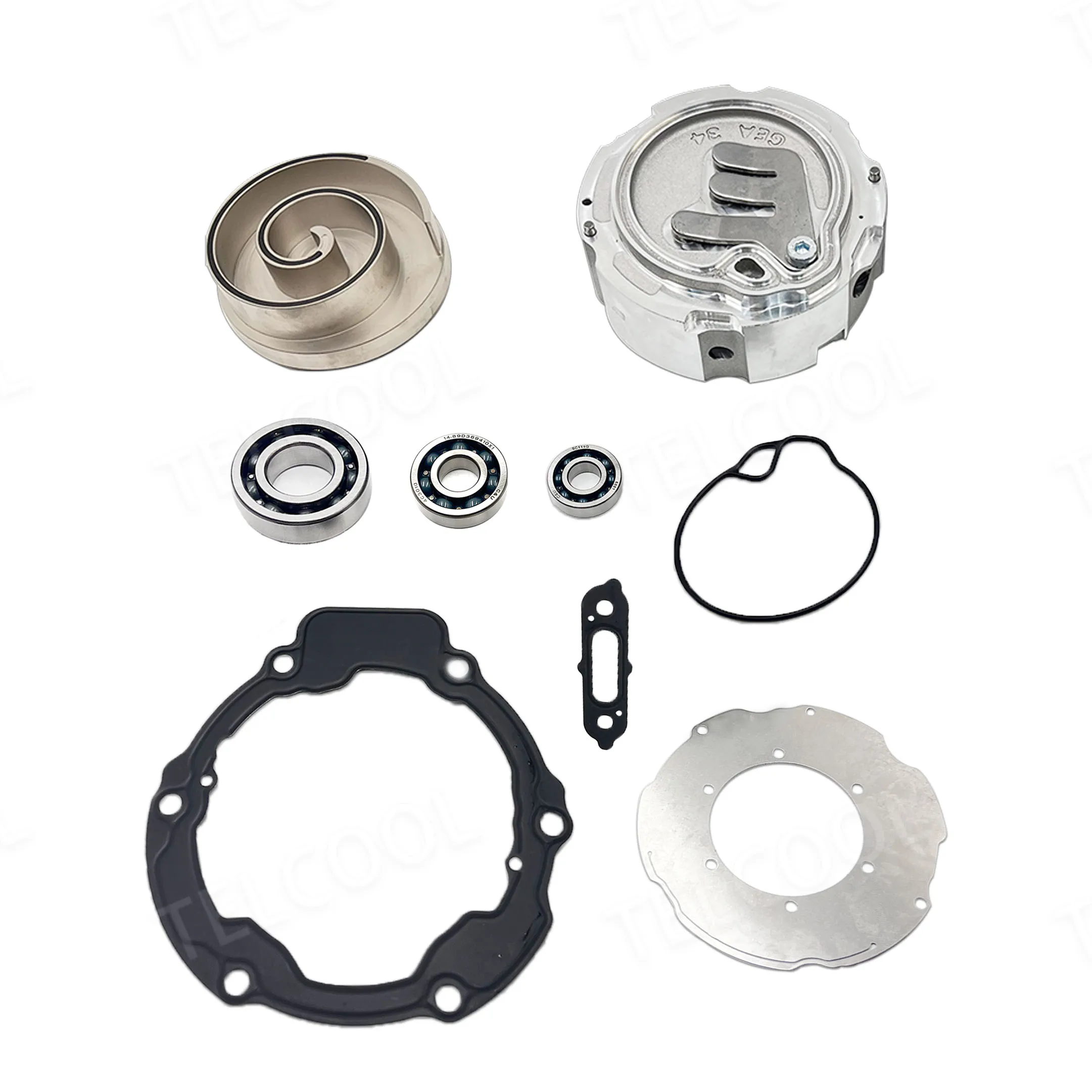 Complete Repair Kit for New Energy Vehicle AC Compressor & Cooling Pump, Fits Denso 27C, Toyota Camry, Asian Dragon, RAV4