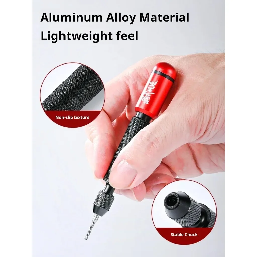 MS091 Double Bearing Hand Drill for Gundam Military Model Making Tool Model Drilling Plastic Model Assembly DIY Hobby Craft Tool