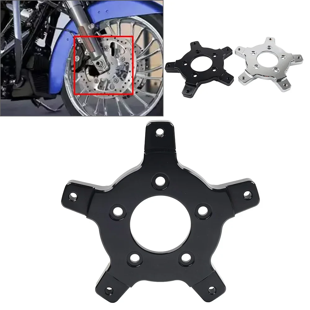 

1Pc Aluminum For Harley Touring Models Street Glide Special FLHXS FLHX 2014-2023 Motorcycle Brake Rotor Adapter w/ Bolts