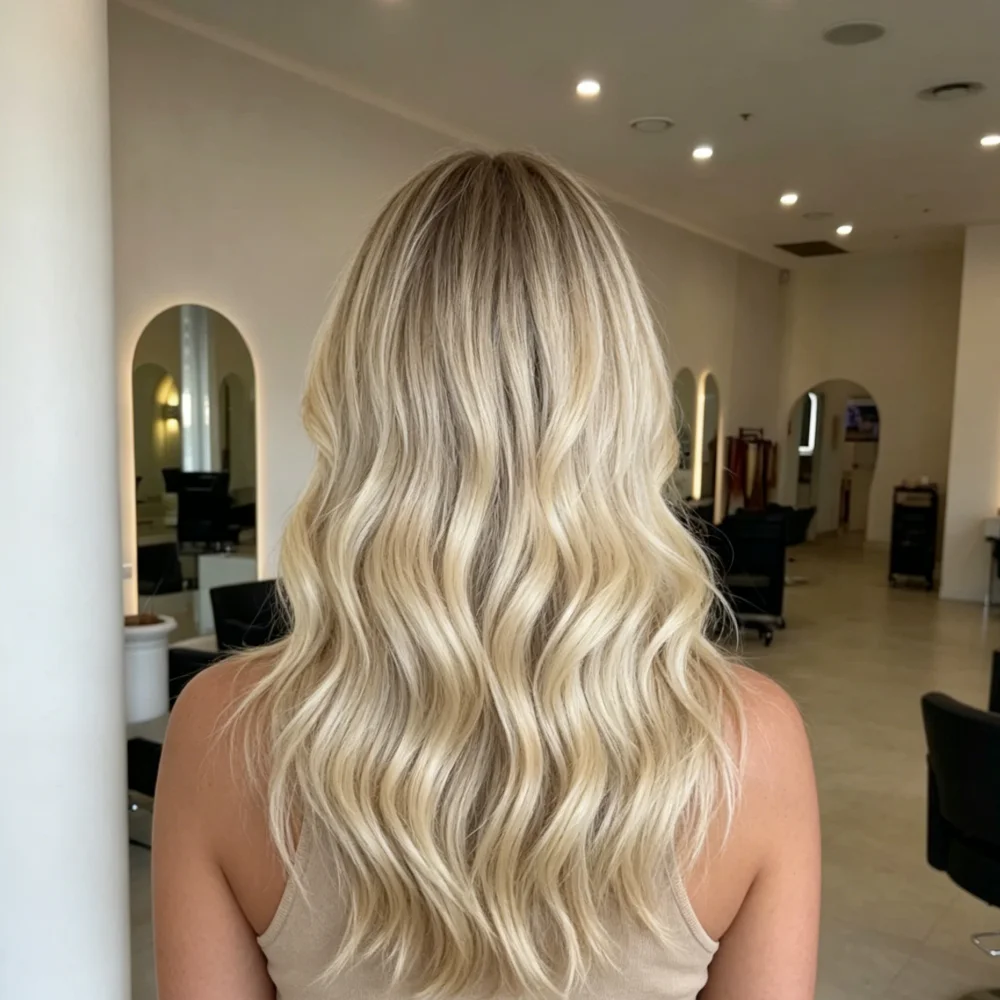 Glueless Soft Natural Wave 24Inch Highlight Blonde HD Lace Front Wig For Women Pre Plucked Transparent Lace Heat Resistant Daily
