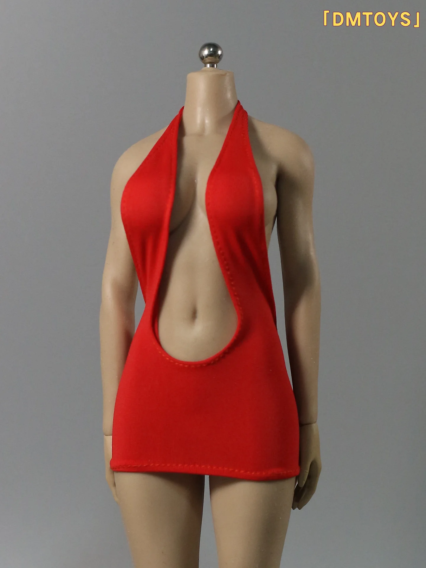 

1/6 масштаб женщина-солдат сексуальная открытая грудь Холтер с открытой спиной облегающее платье бедра юбка для 12-дюймовой экшн-фигурки модель тела игрушки