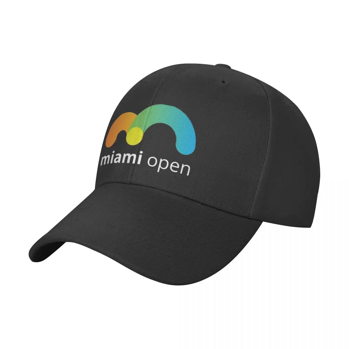 miami open logo blackCap Baseball Cap Streetwear Sports Cap Luxury Brand Women's 2024 Men's