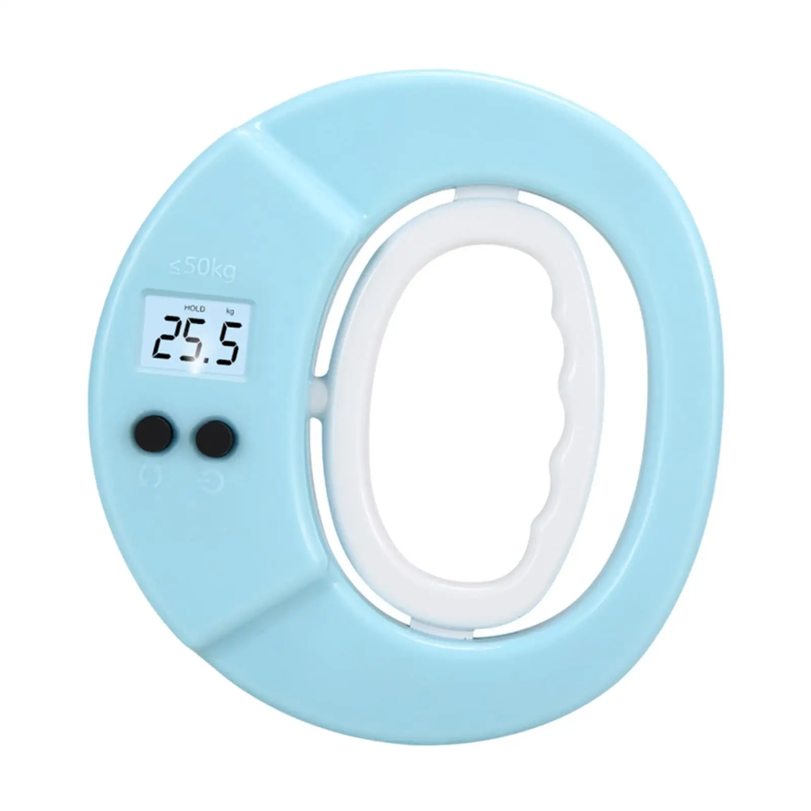 Electronic Hand Grip Meter ABS PP Child Friendly Dynamometer for Grip Exerciser Training Rehab at Home