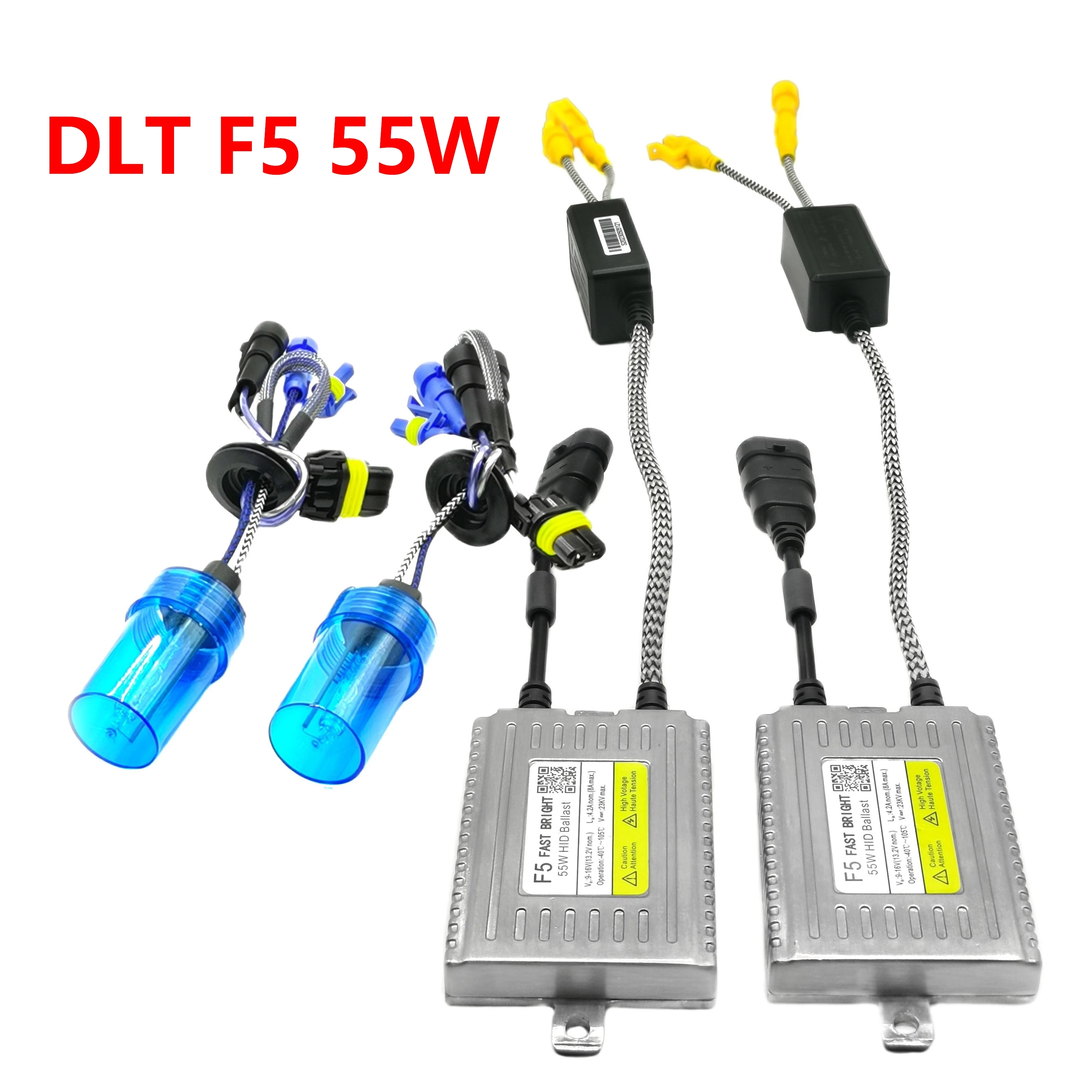 

100% Genuine dlt F5 55w Kits H1 H3 H7 h8 h9 H11 HB3 HB4 d2h 9012 HIR2 Premium F5B Xenon Reactors 6000LM 12V Cars HID Headlights