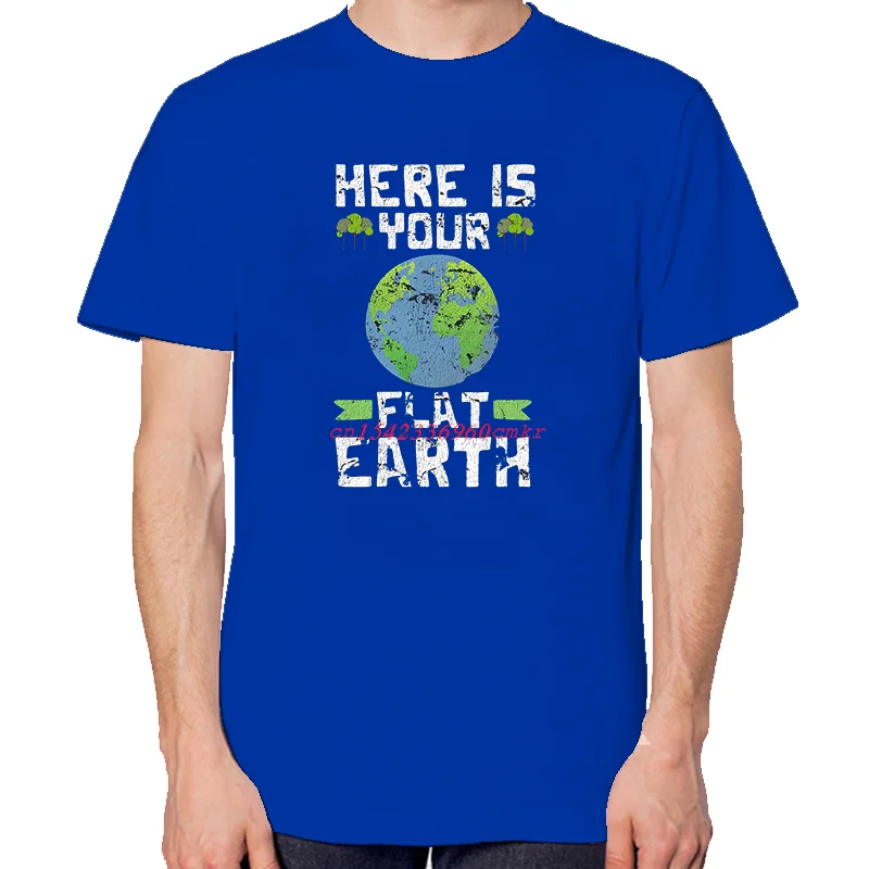 Anti Flat Earth Funny Graphic T Shirts Fashion Summer Cotton New Shirts And T-Shirts Unisex Short Sleeve T-Shirts Print T Shirt