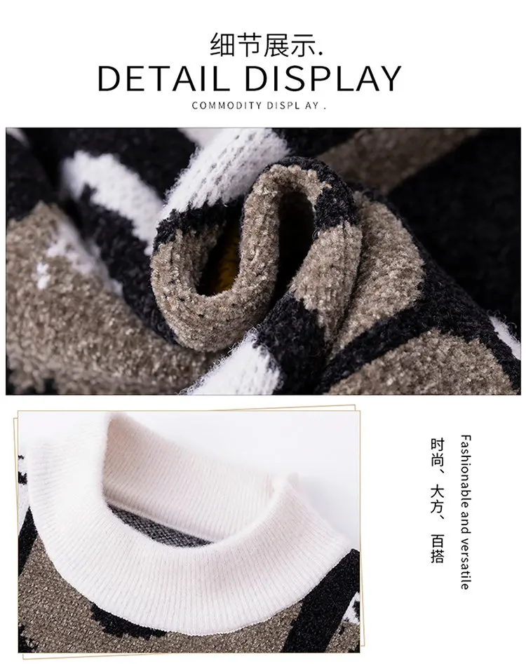 Sweater For Men Men's Clothing Streetwear Male Pullovers Spring Fashion Autumn Men's Sweat-shirt Knit Casual Hombre Warm Solid